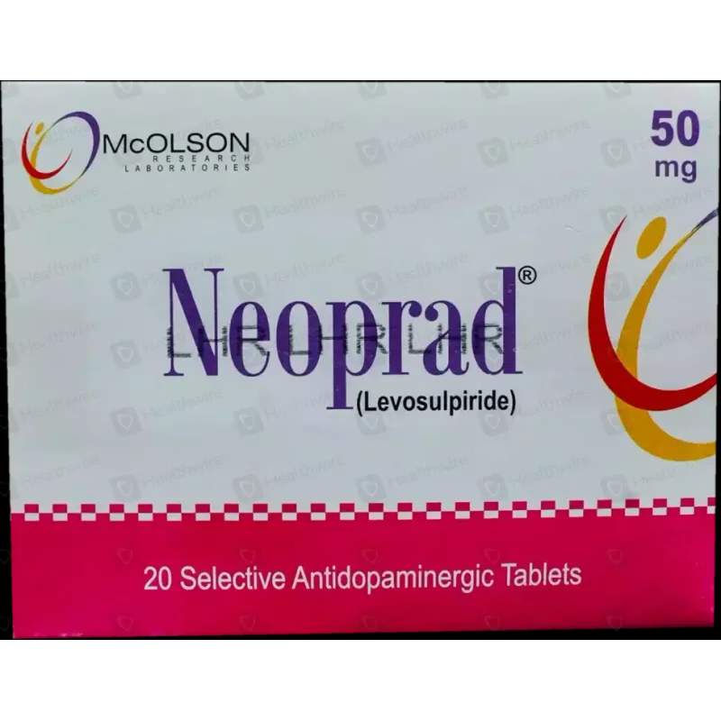 Neoprad (25Mg) 20 Tablets — authentic medicine packaging