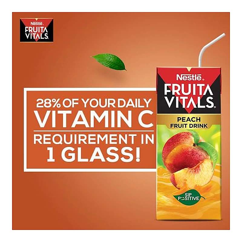 Nestle Juice (Peach) 200Ml Cold Drink — authentic medicine packaging