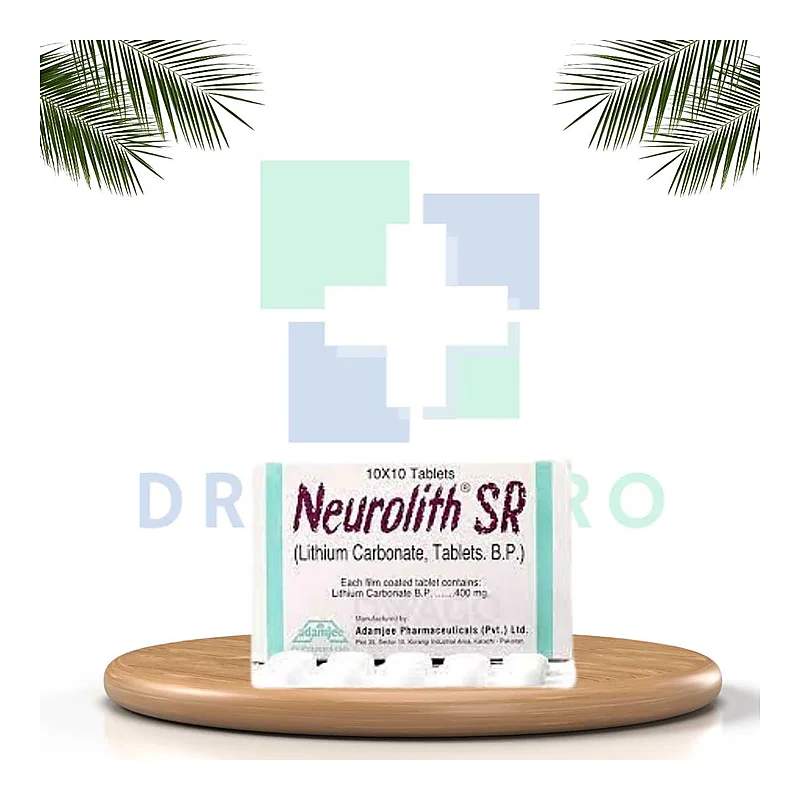 Neurolith Sr (400Mg) 100 Tablets — authentic medicine packaging
