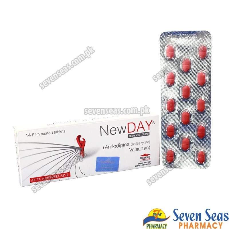 Newday (5/160Mg) 14 Tablets — authentic medicine packaging