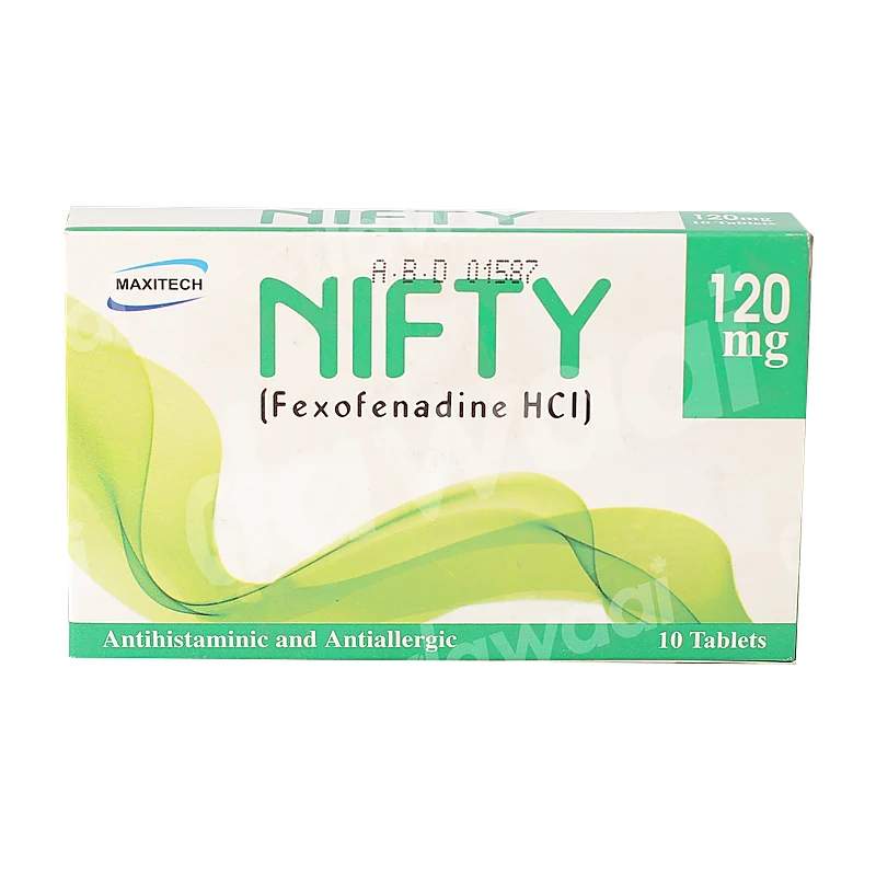 Nifty (180Mg) 10 Tablets — authentic medicine packaging