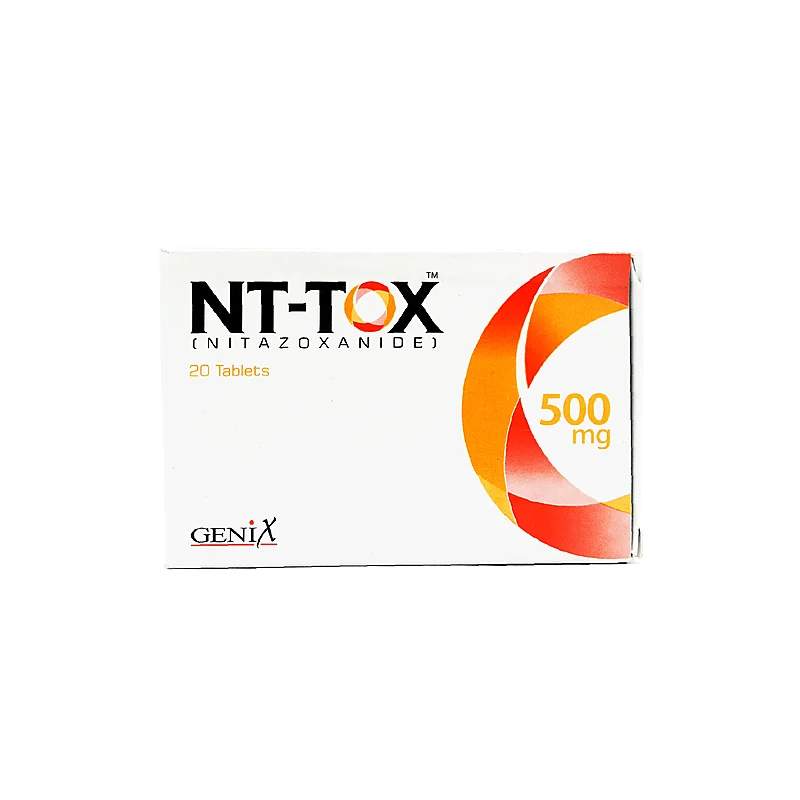 Nt-Tox (500Mg) 20 Tablets — authentic medicine packaging