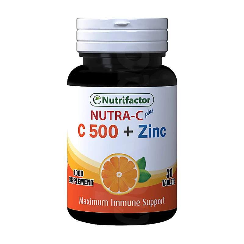 Nutrifactor Nutra C Plus 30 Tablets — authentic medicine packaging