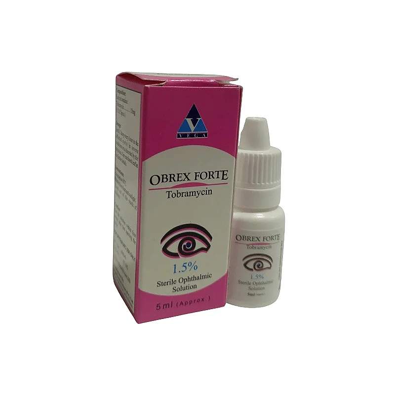 Obrex Forte (1.5%) 5Ml Eye Drops — authentic medicine packaging