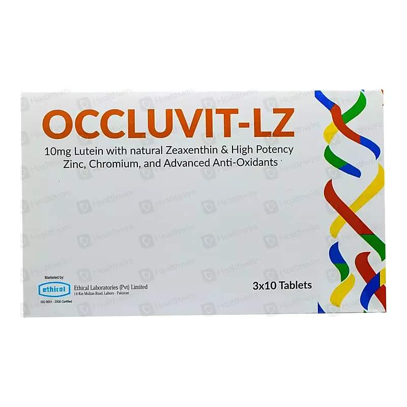 Occluvit-Lz 30 Tablets — authentic medicine packaging