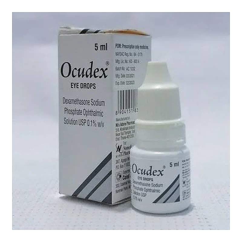 Ocudex (0.1%) 5ml Eye Drops — authentic medicine packaging