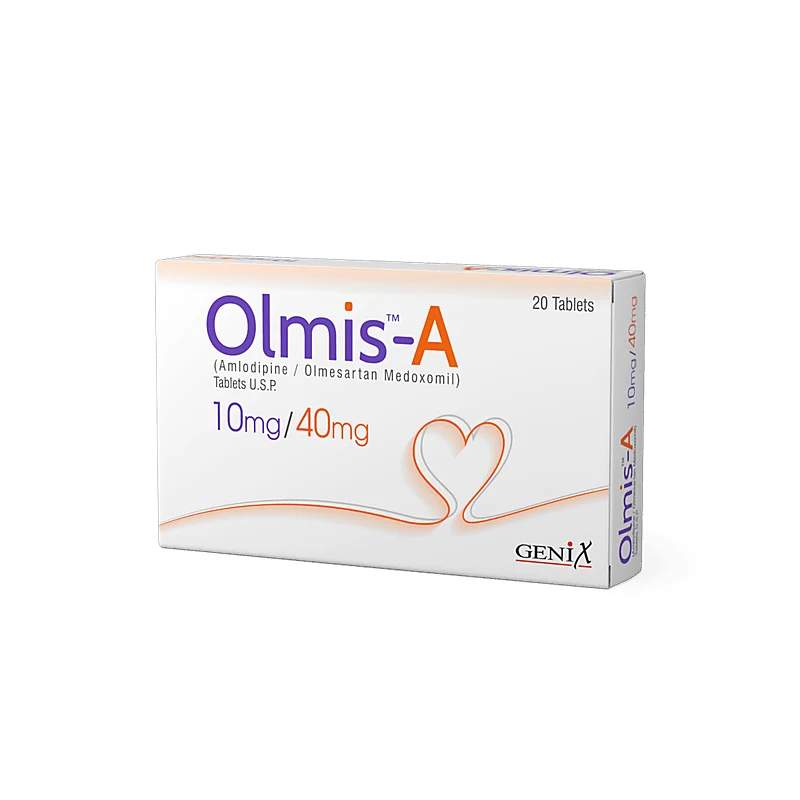 Olmis-A (10/40Mg) 20 Tablets — authentic medicine packaging