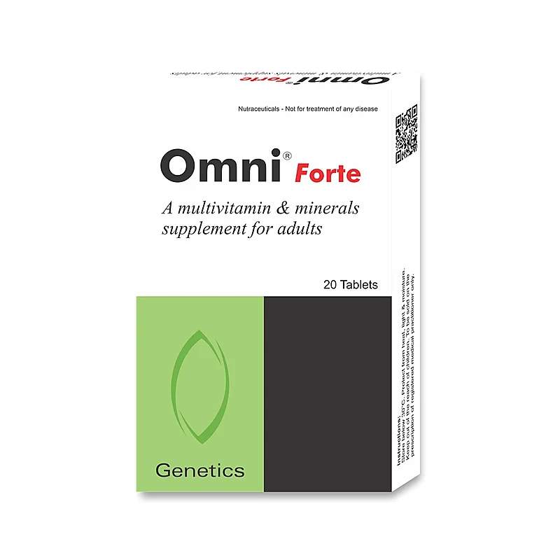 Omni Forte 20 Tablets — authentic medicine packaging