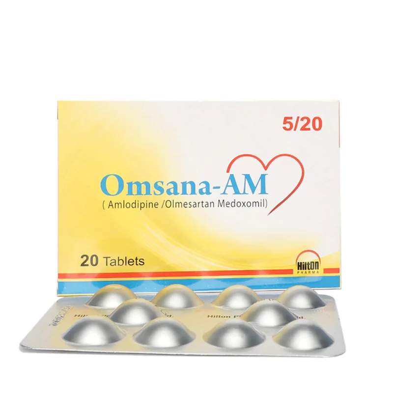 Omsana Am (5/20Mg) 20 Tablets — authentic medicine packaging
