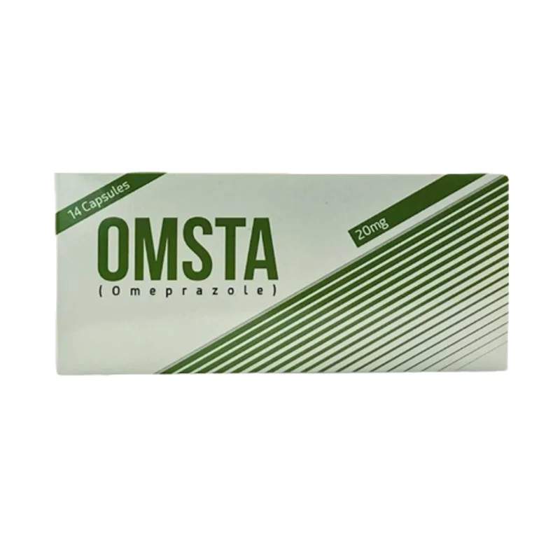 Omsta (20Mg) 14 Capsules — authentic medicine packaging