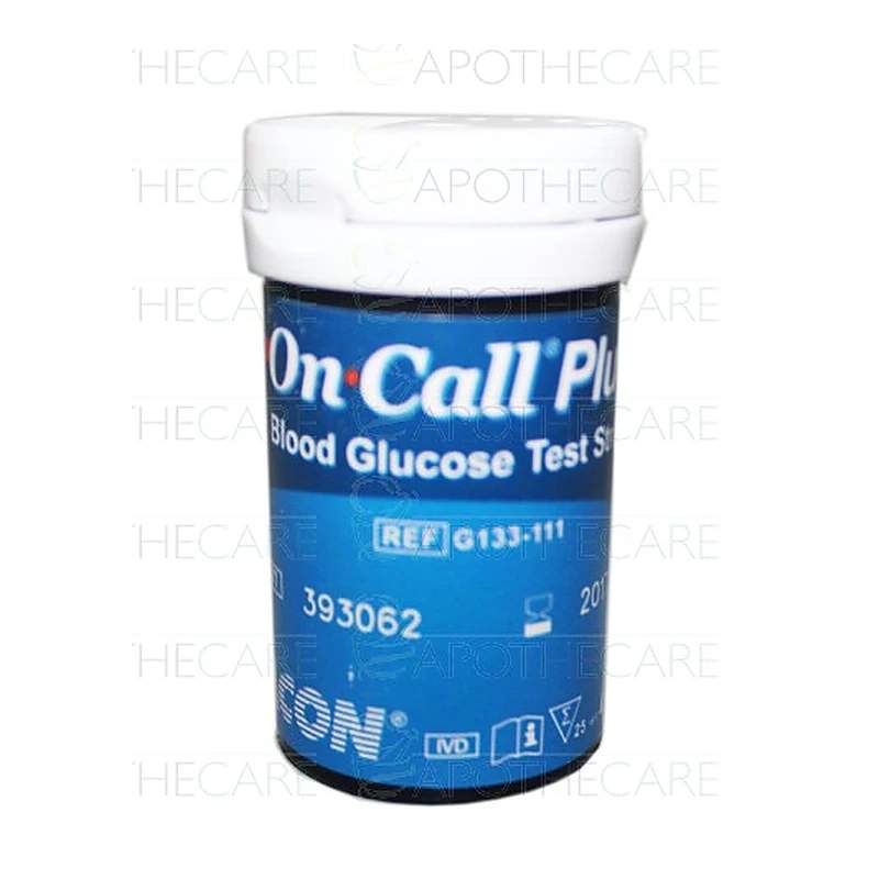 On Call Plus 25*2 Test Strips — authentic medicine packaging