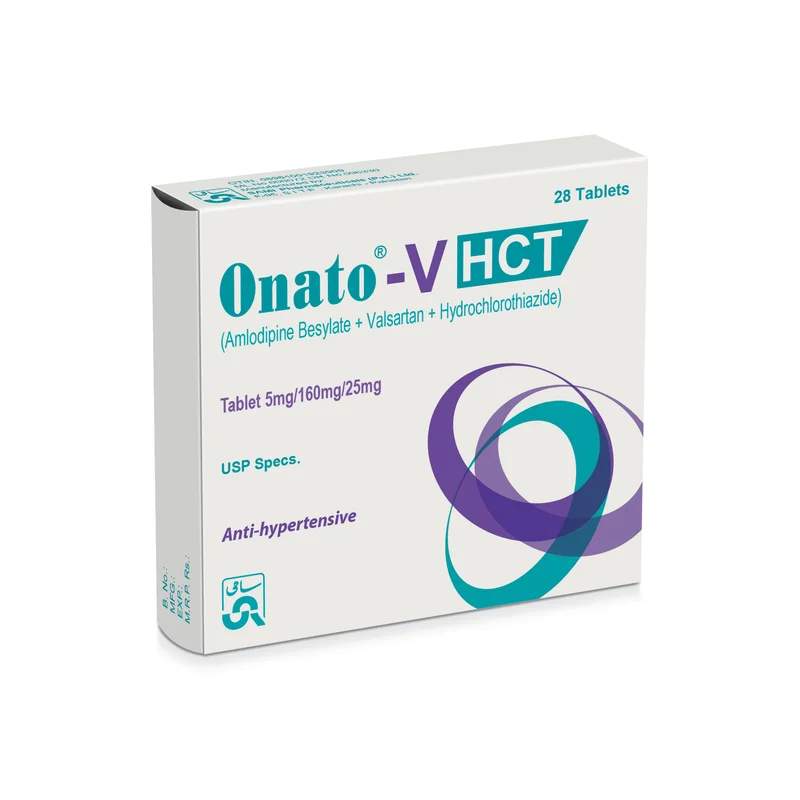 Onato-V 5/160Mg Tablet — authentic medicine packaging