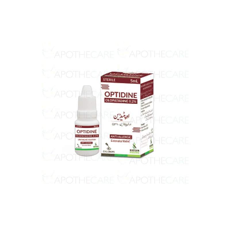 Optidine (0.2%) 5Ml Eye Drops — authentic medicine packaging
