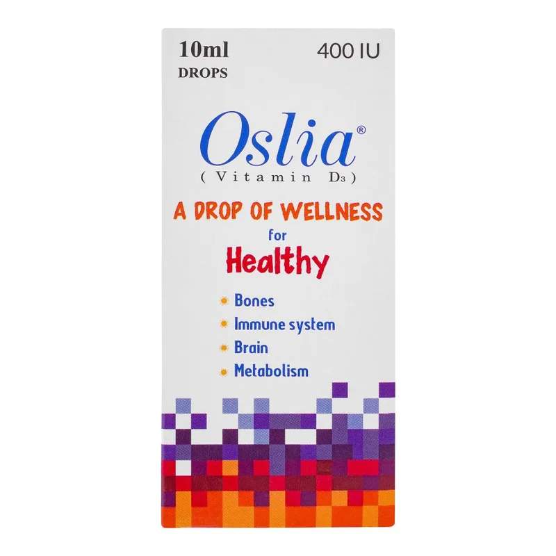 Oslia 400Iu 10Ml Drops — authentic medicine packaging