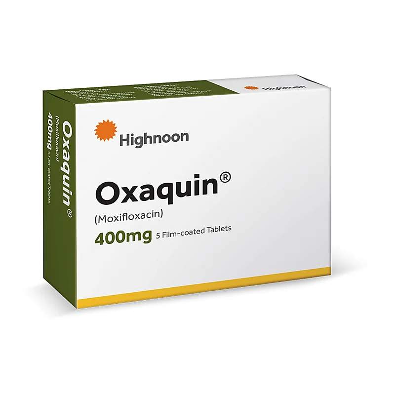 Oxaquin (400Mg) 5 Tablets — authentic medicine packaging