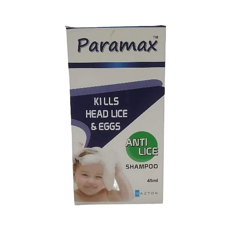 Paramax (Anti-Lice) 45Ml Shampoo — authentic medicine packaging