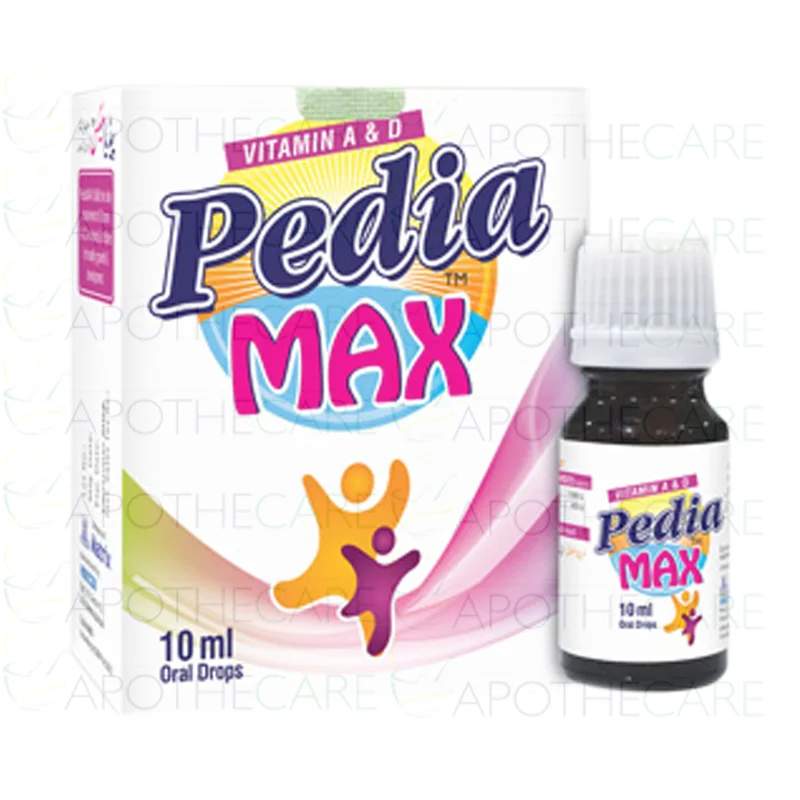 Pedia Max (1,666/400Iu) 10Ml Oral Drops — authentic medicine packaging