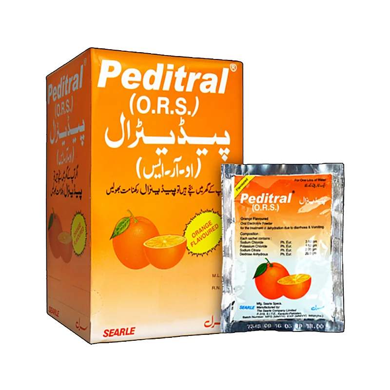 Peditral (Lemon) 25 Sachets — authentic medicine packaging