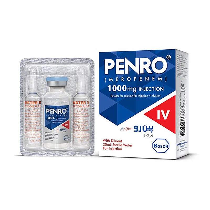Penro (500Mg) 1 Vial Injection — authentic medicine packaging