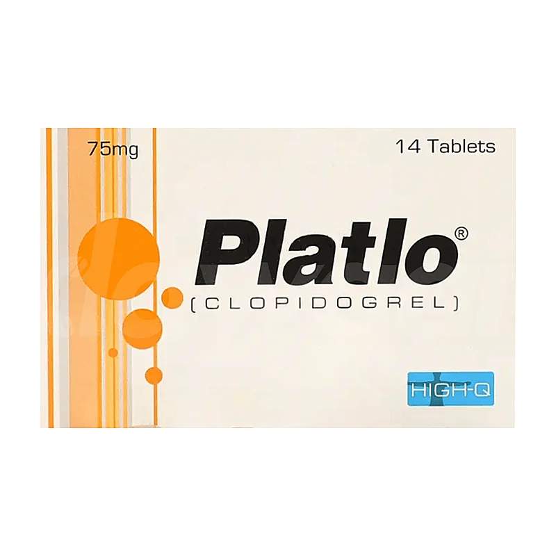Platlo (75Mg) 14 Tablets — authentic medicine packaging