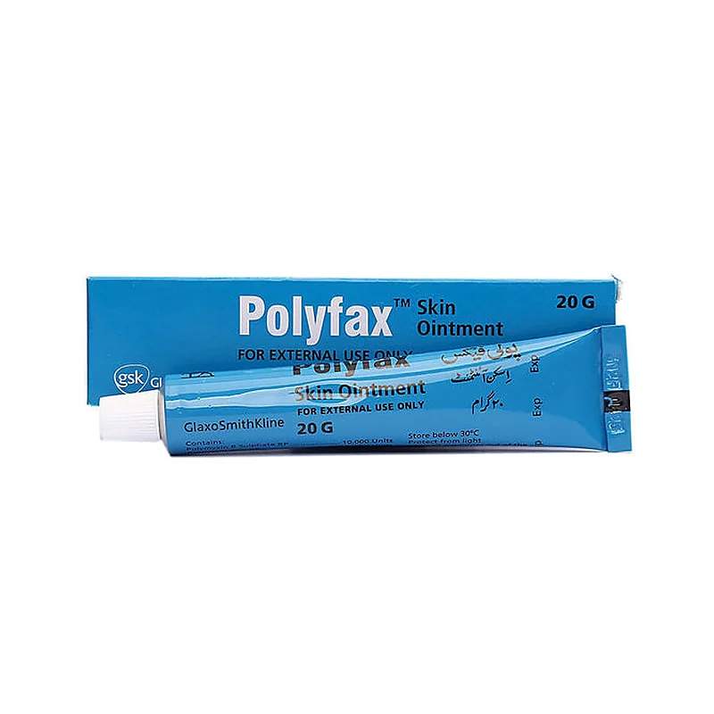 Polyfax (20G) Skin Ointment — authentic medicine packaging