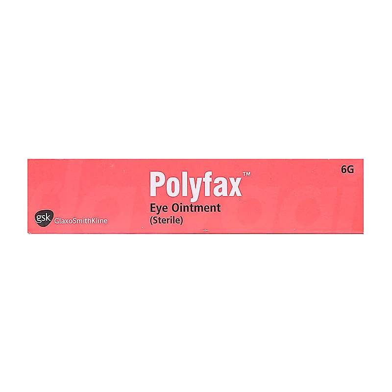 Polyfax (6G) Eye Ointment — authentic medicine packaging
