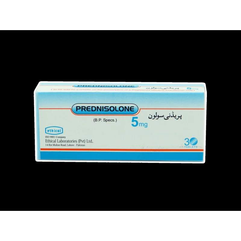 Prednisolone (5Mg) 30 Tablets — authentic medicine packaging