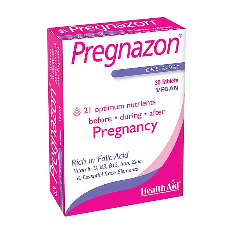 Pregnazon One A Day Tablet 30 Tablet — authentic medicine packaging