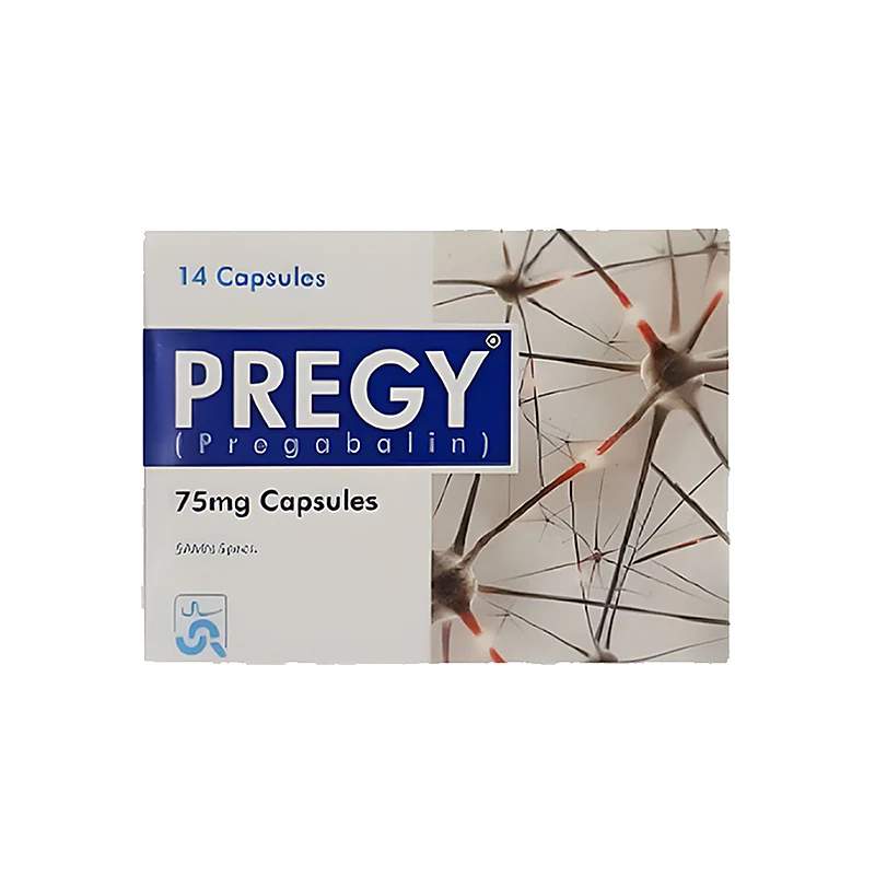 Pregy (75Mg) 14 Capsules — authentic medicine packaging