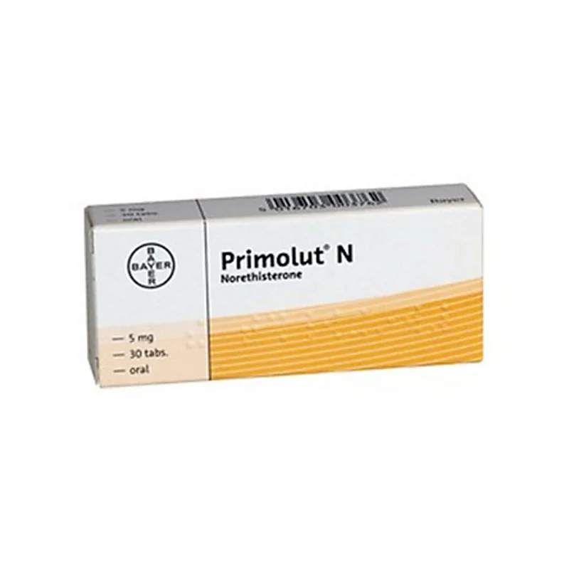 Primolut N (5Mg) 30 Tablets — authentic medicine packaging