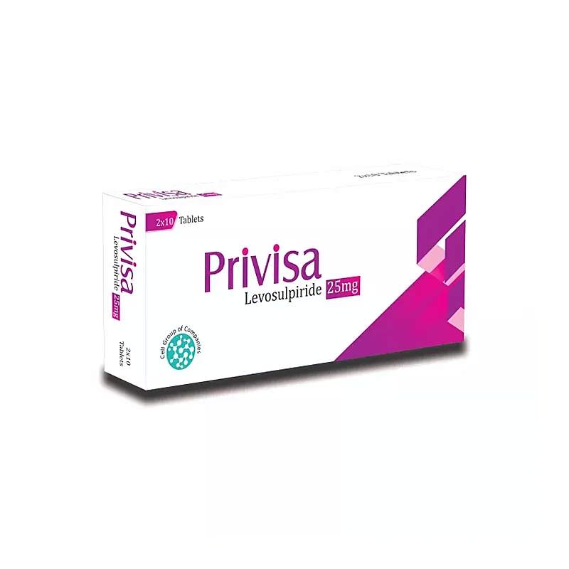 Privisa (25Mg) 20 Tablets — authentic medicine packaging