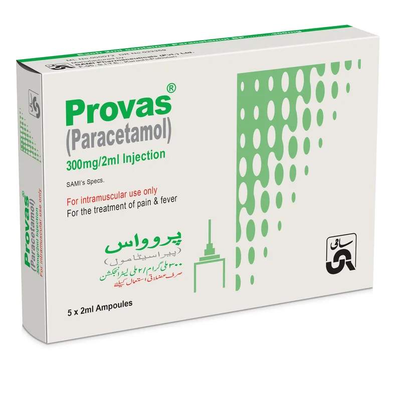 Provas (300Mg/2Ml) 5 Ampoule Injections — authentic medicine packaging