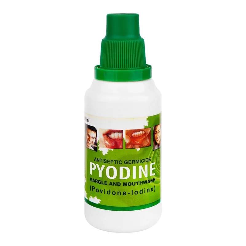 Pyodine Mouth Wash 120Ml — authentic medicine packaging