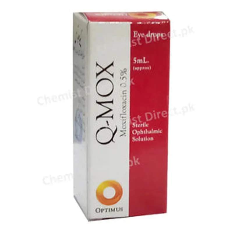 Q Mox (0.5%) (5Ml) Eye Drops — authentic medicine packaging