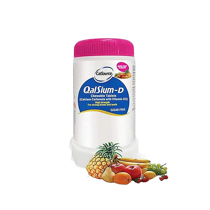 Qalsium-D (Mix Fruit) 40 Tablets — authentic medicine packaging