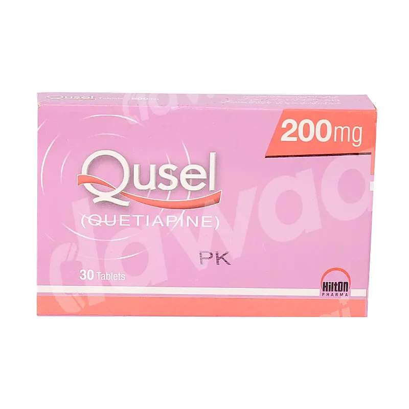 Qusel (200Mg) 30 Tablets — authentic medicine packaging