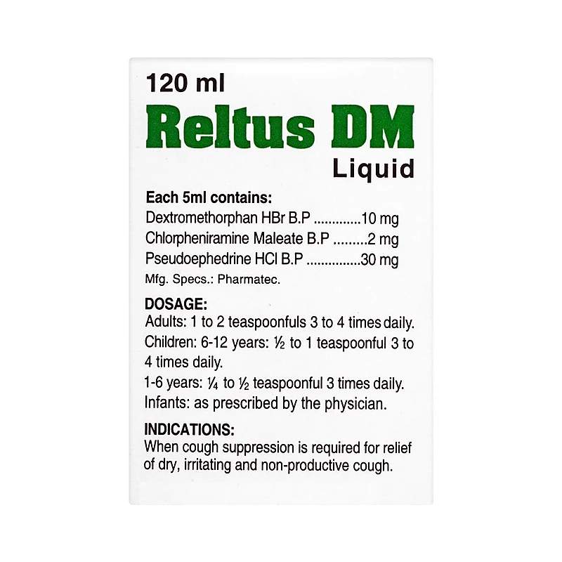 Reltus C&F (120Ml) Syrup — authentic medicine packaging