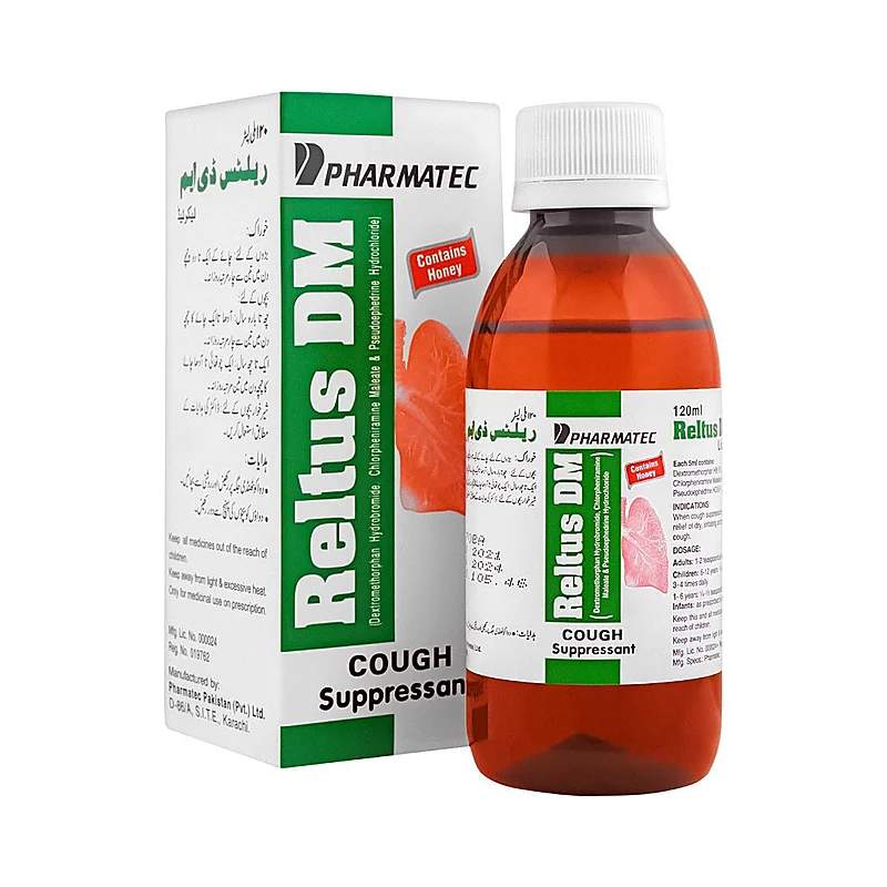 Reltus Cough Expectorant (120Ml) Syrup — authentic medicine packaging