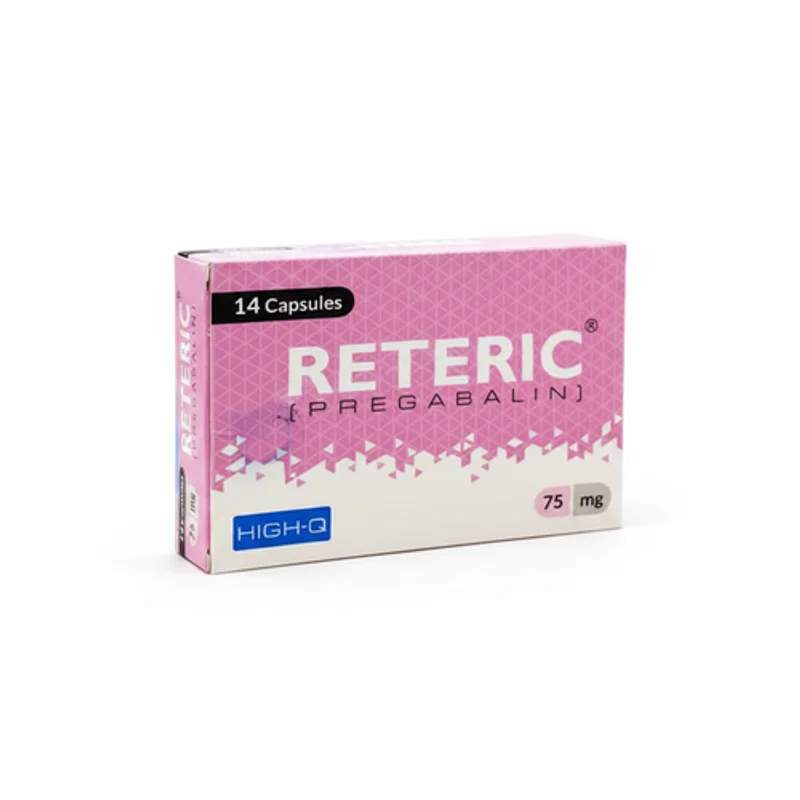 Reteric (75Mg) 14 Capsules — authentic medicine packaging