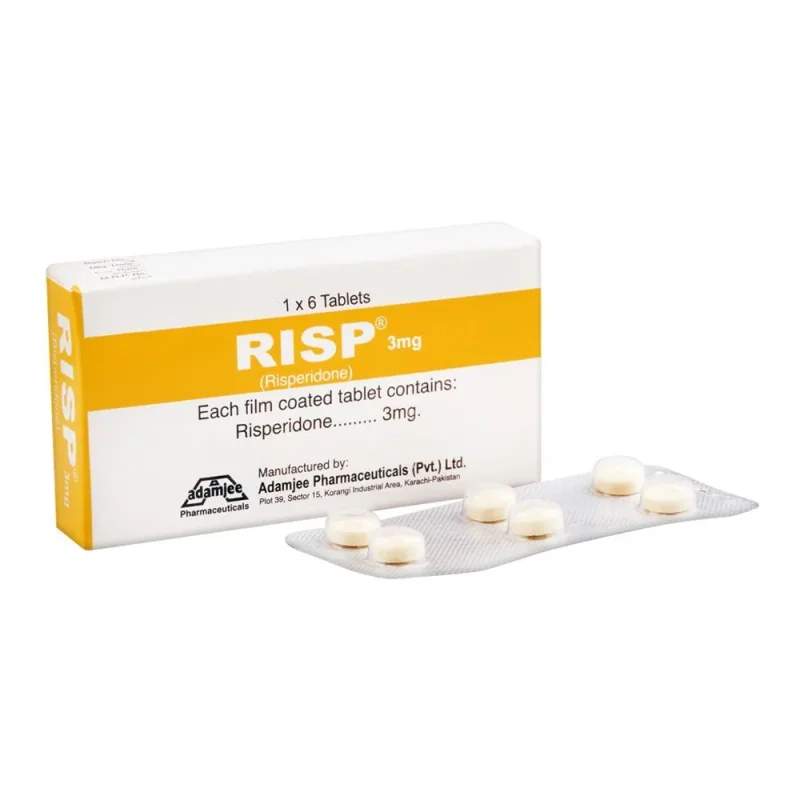 Risp (3Mg) 6 Tablets — authentic medicine packaging