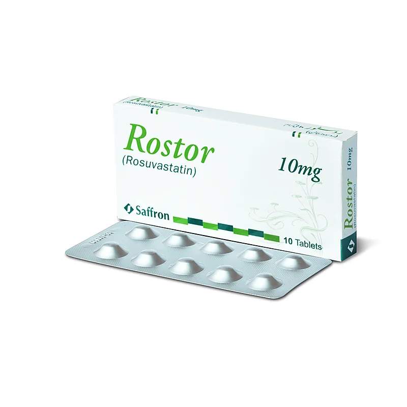 Rostor (10Mg) 10 Tablets — authentic medicine packaging