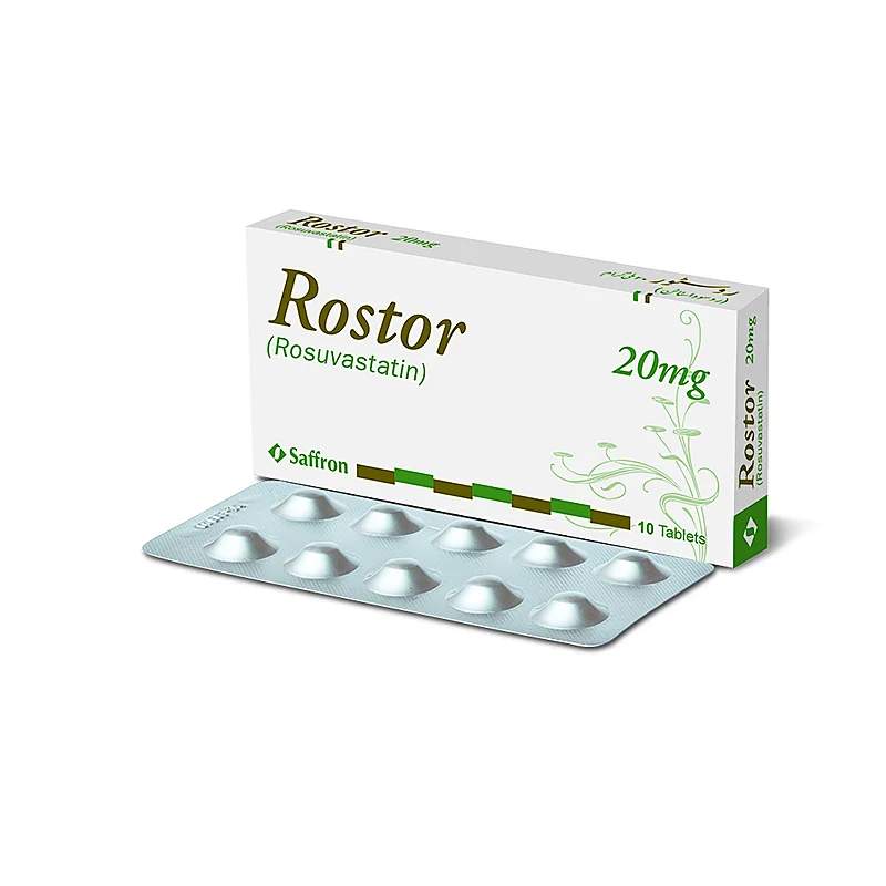 Rostor (20Mg) 10 Tablets — authentic medicine packaging