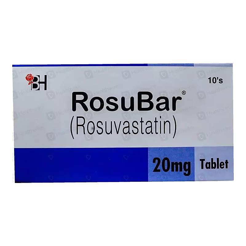 Rosubar (10Mg) 10 Tablets — authentic medicine packaging
