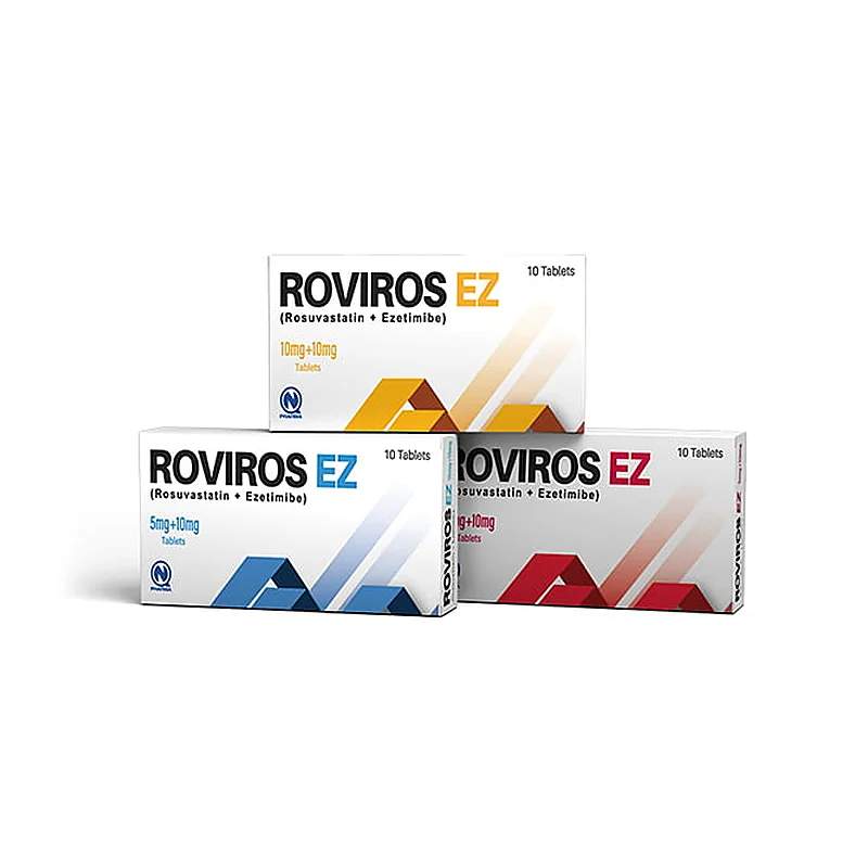 Roviros Ez (10Mg/10Mg) 10 Tablets — authentic medicine packaging
