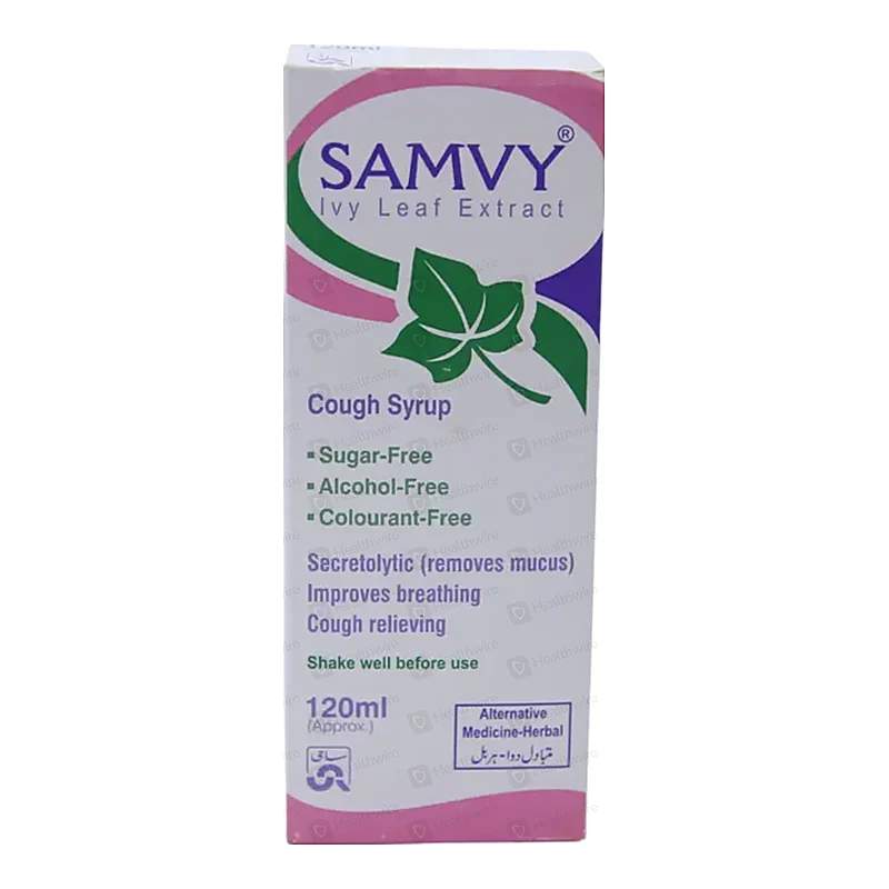 Samvy (35Mg/5Ml) 120Ml Syrup — authentic medicine packaging