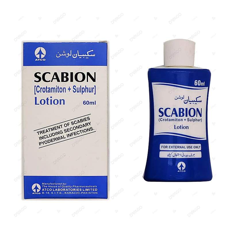 Scabion 60Ml Lotion — authentic medicine packaging