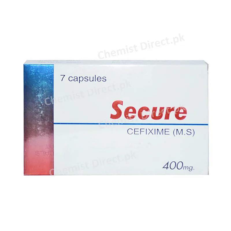 Secure (400Mg) 7 Capsules — authentic medicine packaging