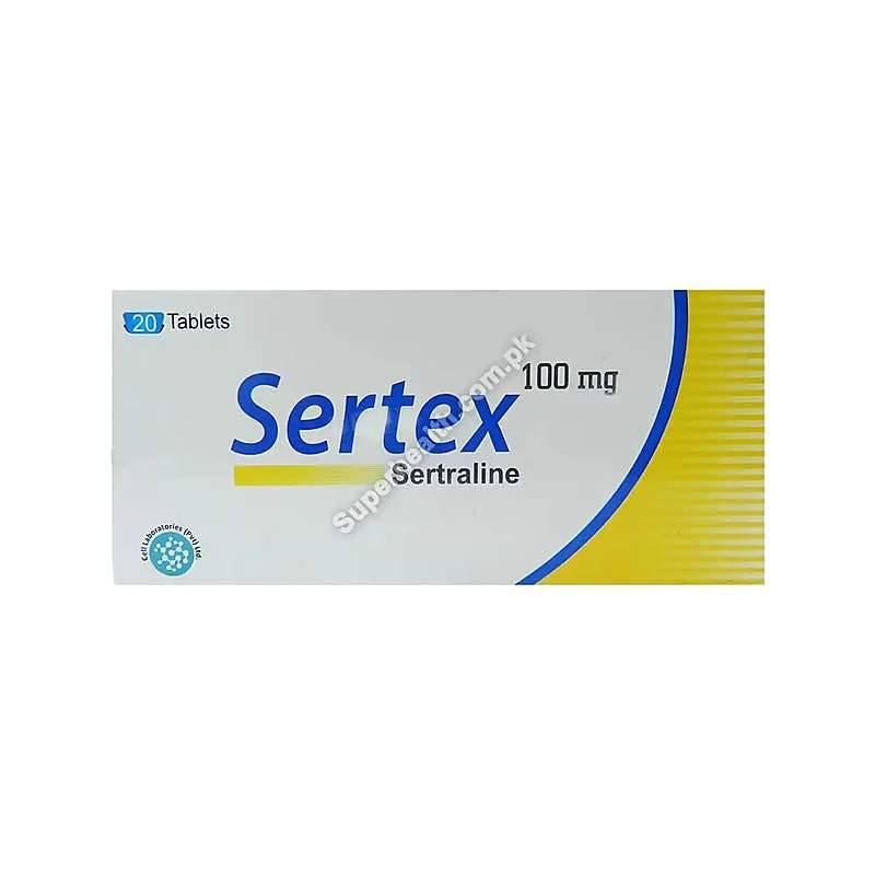 Sertex (50Mg) 30 Tablets — authentic medicine packaging