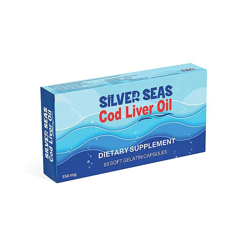 Silver Seas (Pure Fish Oil) 60 Capsules — authentic medicine packaging
