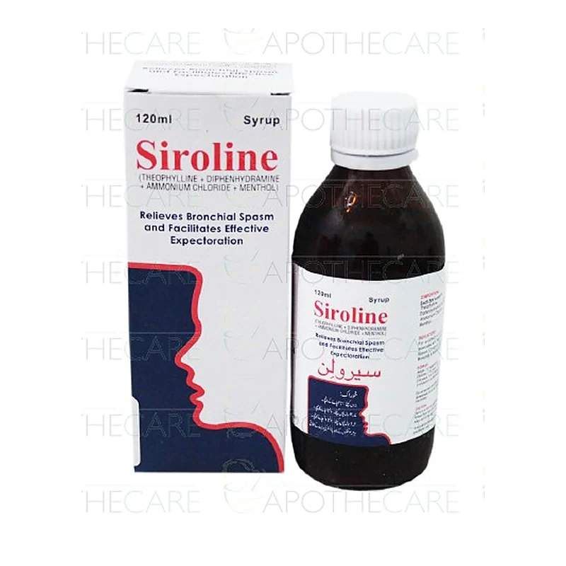 Siroline 120Ml Syrup — authentic medicine packaging